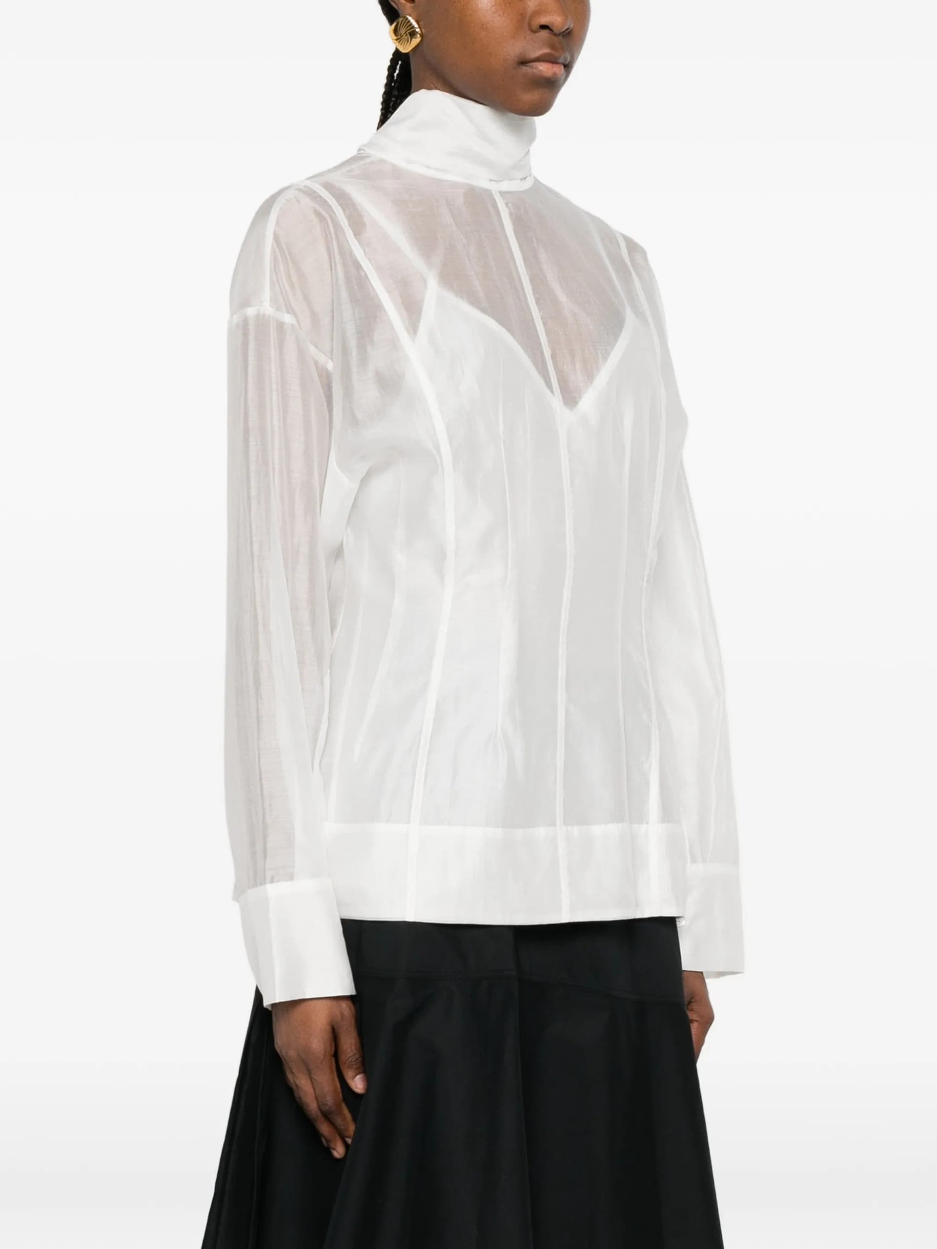 SU Su - Top Bianco da Donna - 3