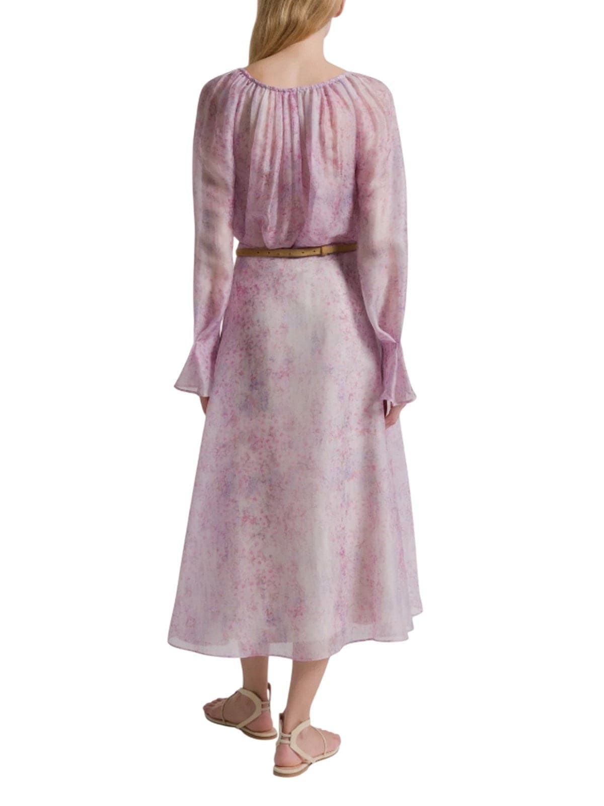 Alberta Ferretti bluse e camicie donna alberta ferretti - camicia organza stampata - viola - 3