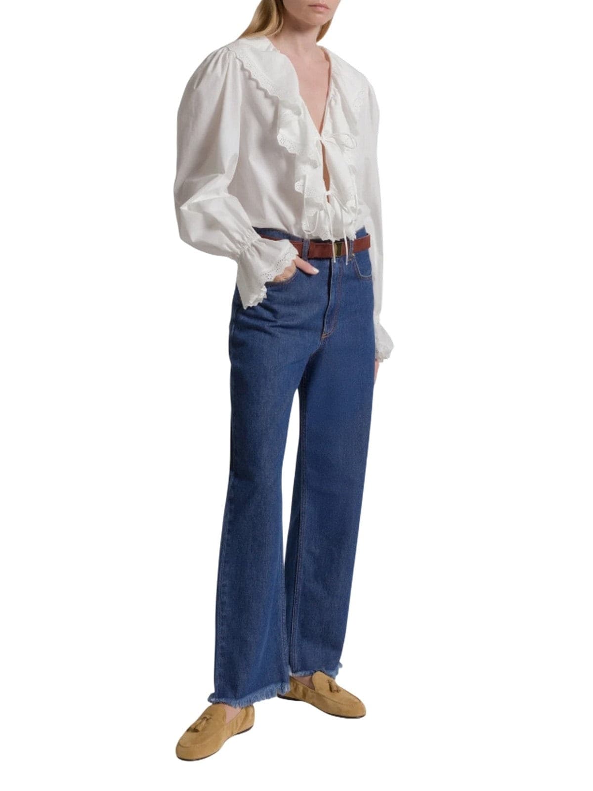 Alberta Ferretti bluse e camicie donna alberta ferretti - camicia popeline - bianco - 2