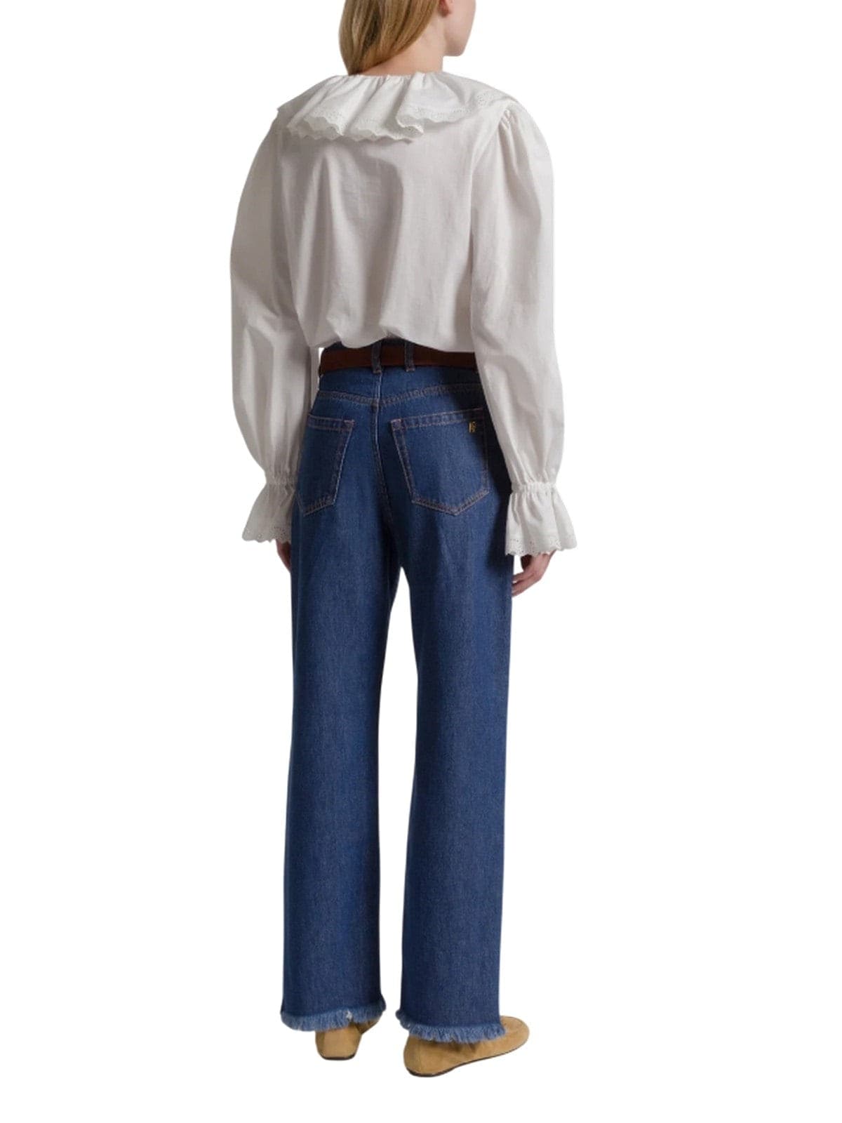Alberta Ferretti bluse e camicie donna alberta ferretti - camicia popeline - bianco - 3