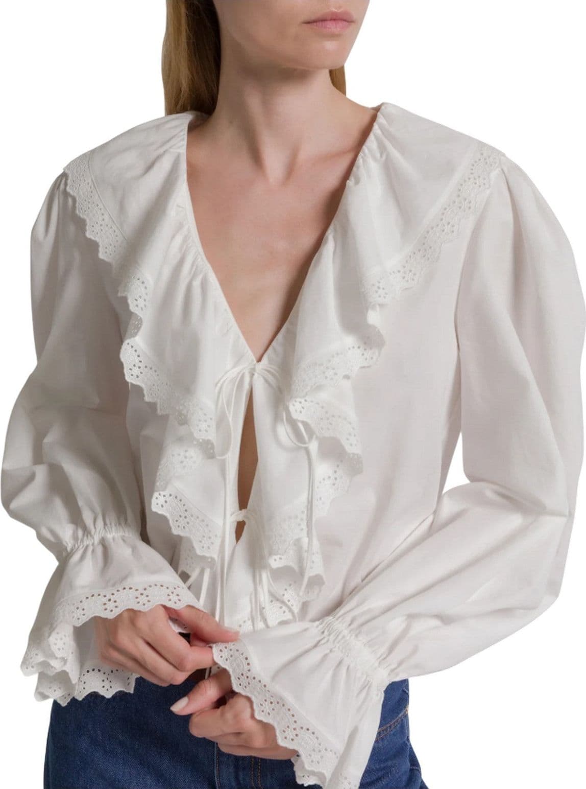 Alberta Ferretti bluse e camicie donna alberta ferretti - camicia popeline - bianco - 4