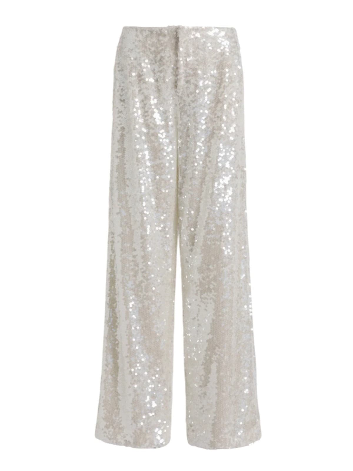 Alberta Ferretti pantaloni donna alberta ferretti - pantalone paillettes - avorio - 4