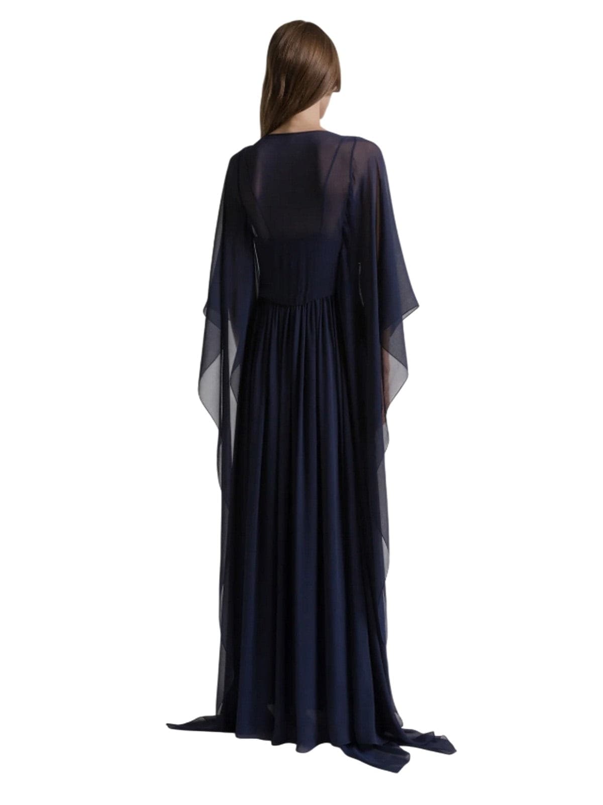 Alberta Ferretti vestiti da sera e cerimonia donna alberta ferretti - abito creponne - blu - 3