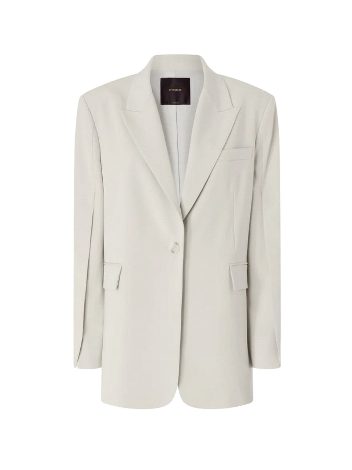 Pinko giacche donna pinko - grace giacca fluido - grigio - 5