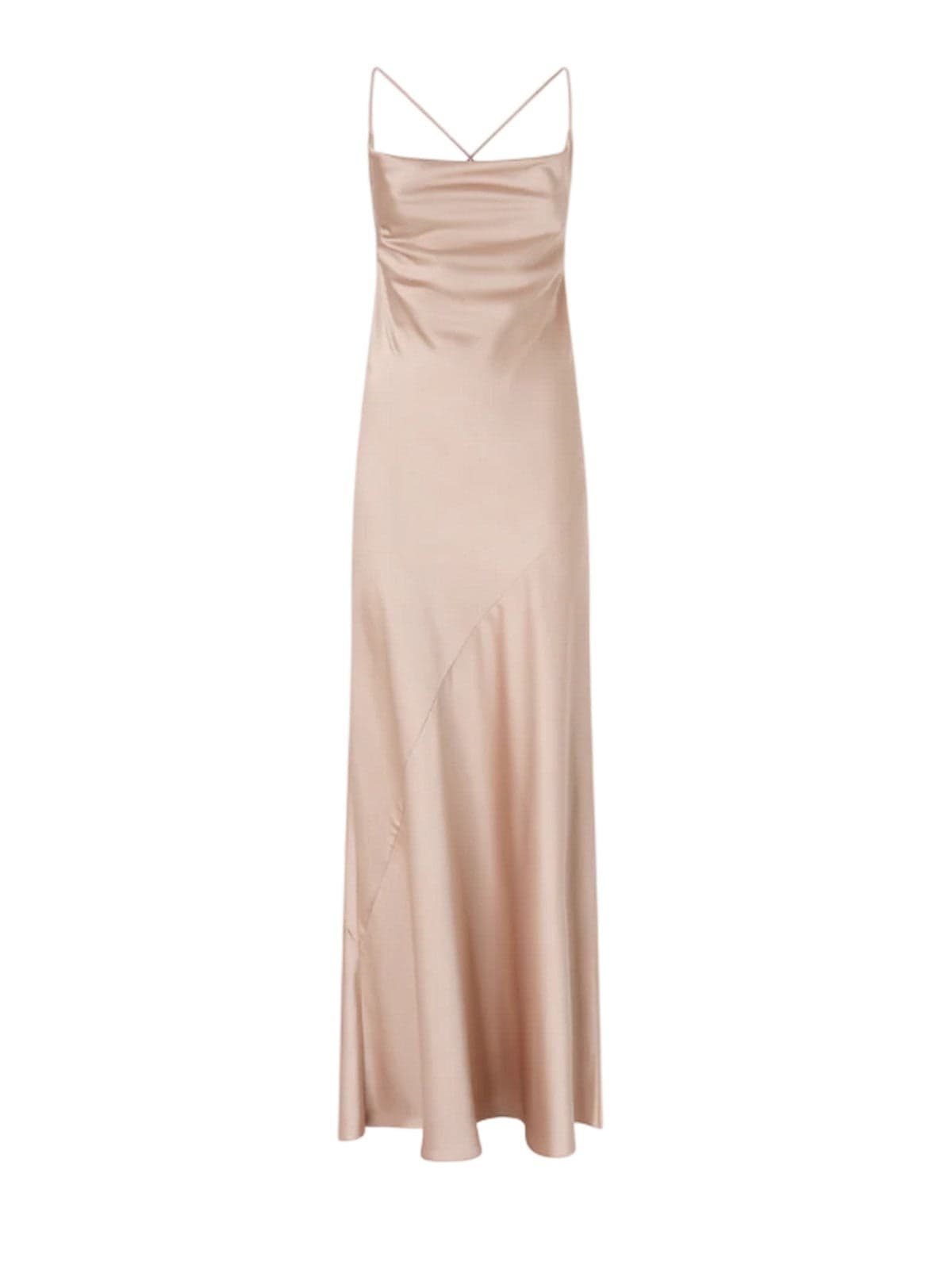 Pinko vestiti da sera e cerimonia donna pinko - farro abito satin - rosa - 5