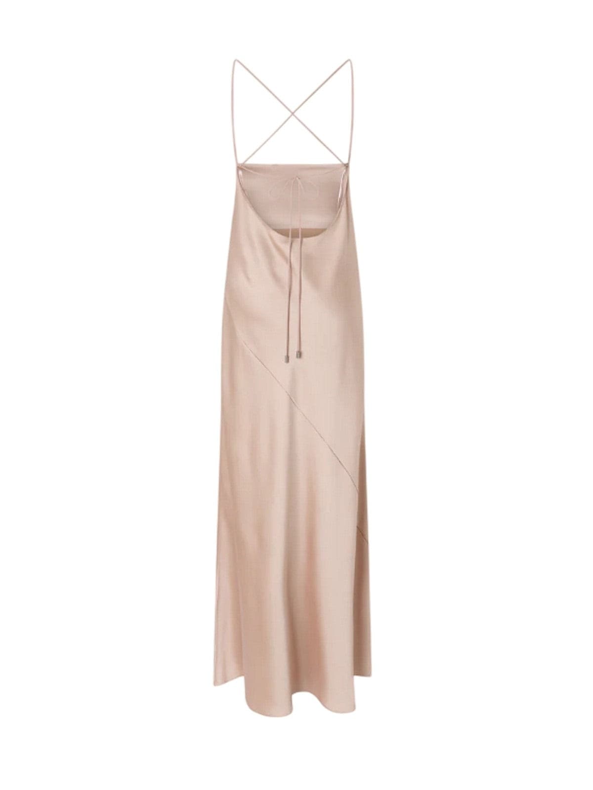 Pinko vestiti da sera e cerimonia donna pinko - farro abito satin - rosa - 2