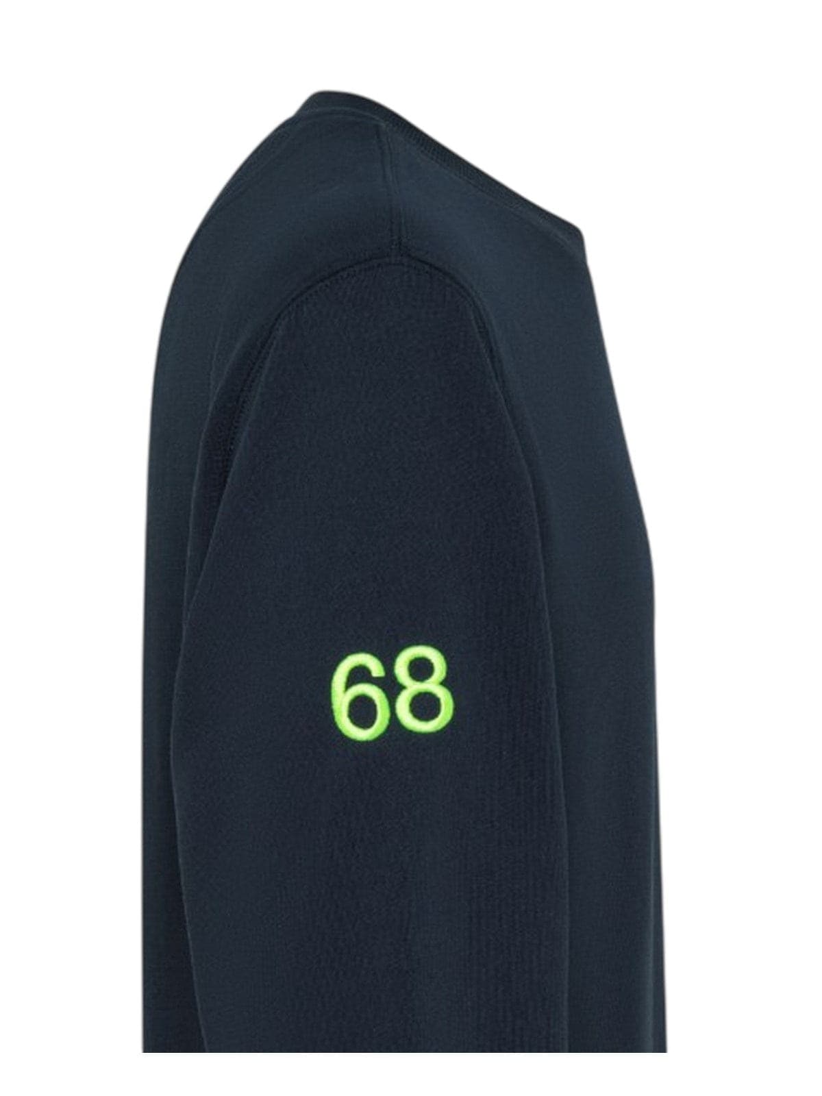 SUN68 felpe senza cappuccio uomo sun68 - sweatshirt sun68 fluo basic - blu - 2