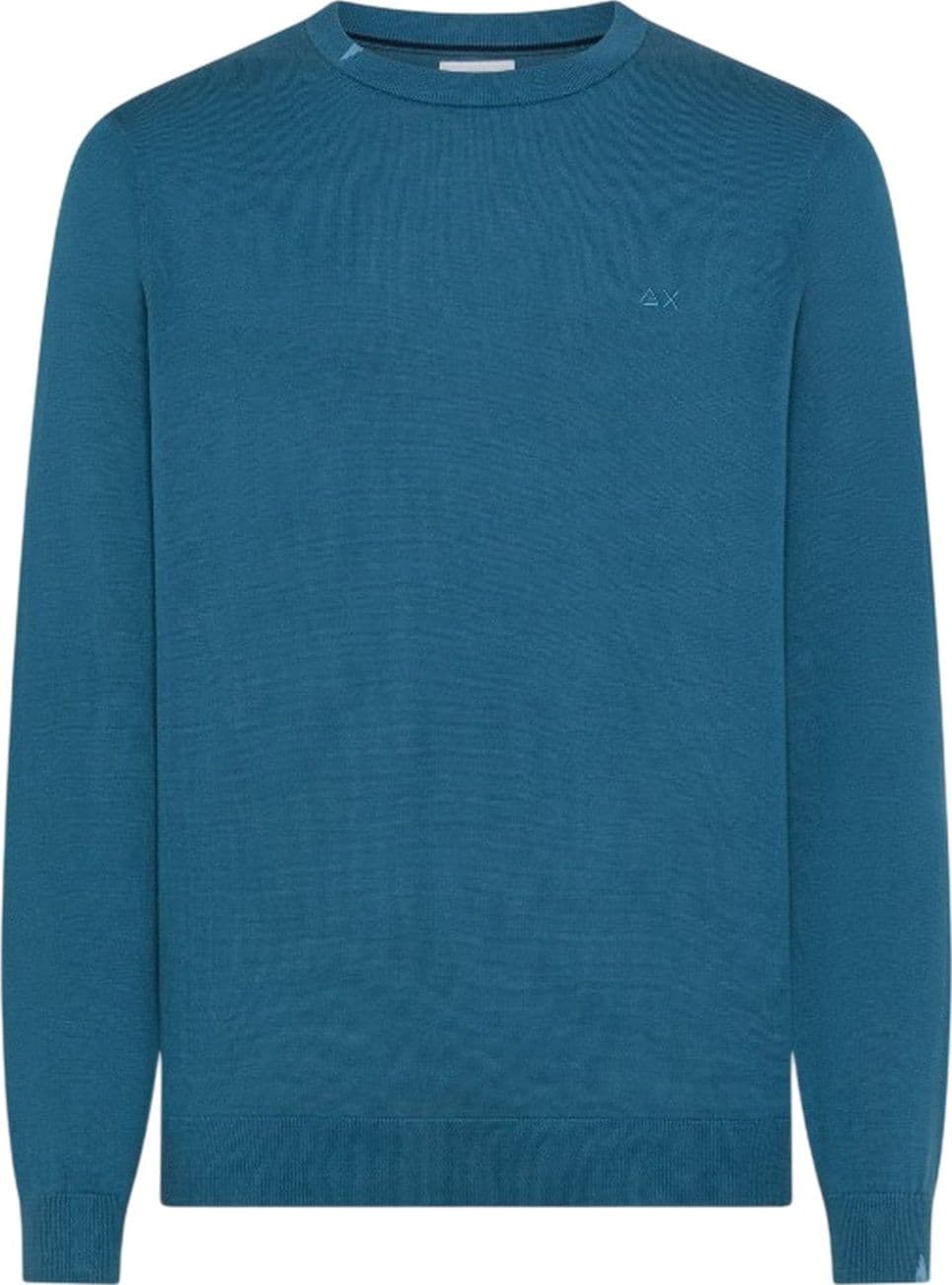 SUN68 maglioni uomo sun68 - sweater basic l/s - avio - 2