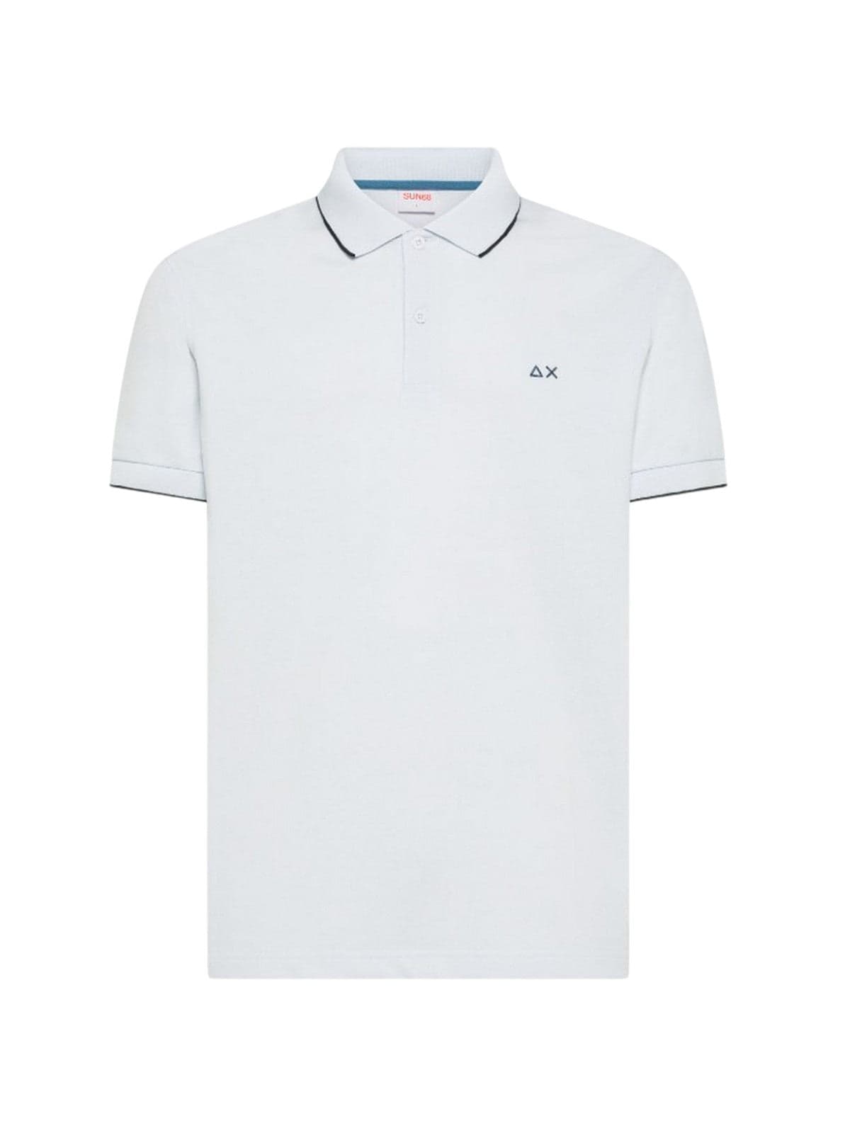 SUN68 polo uomo sun68 - polo small stripe on collar - bianco - 2