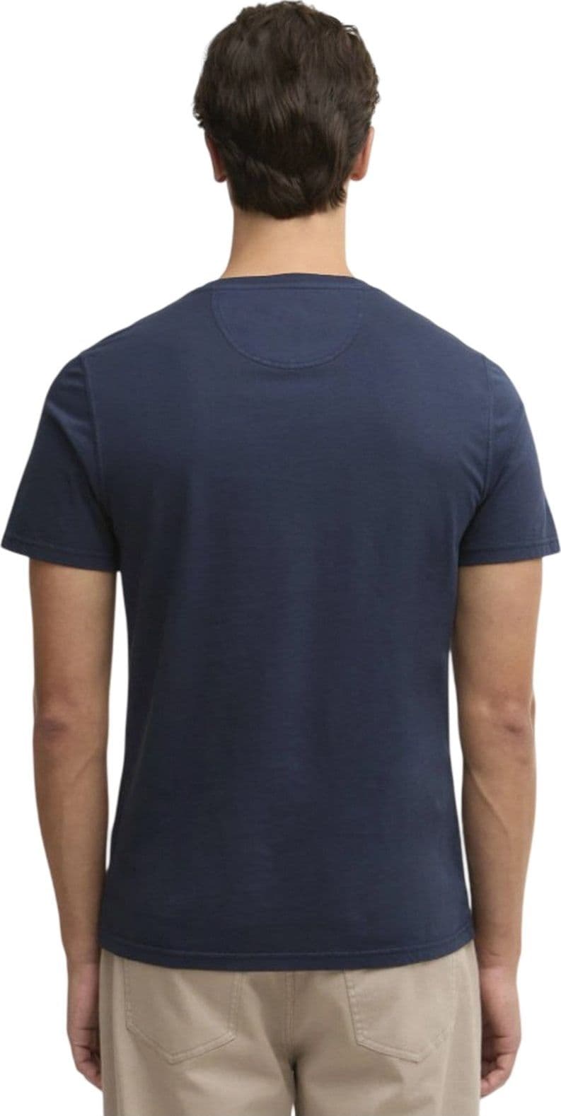 BARBOUR INTERNATIONAL t-shirt uomo barbour international - washed tartan t-shirt - blu - 3