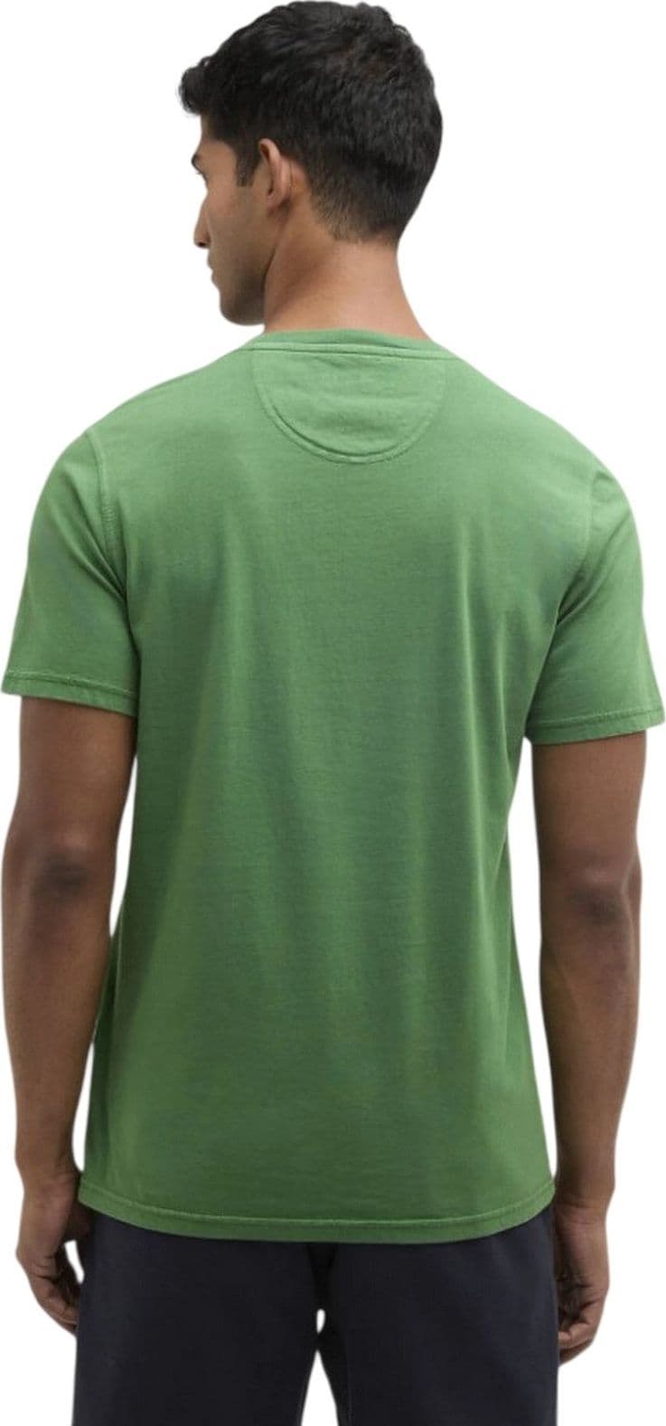 BARBOUR INTERNATIONAL t-shirt uomo barbour international - washed tartan t-shirt - verde - 3