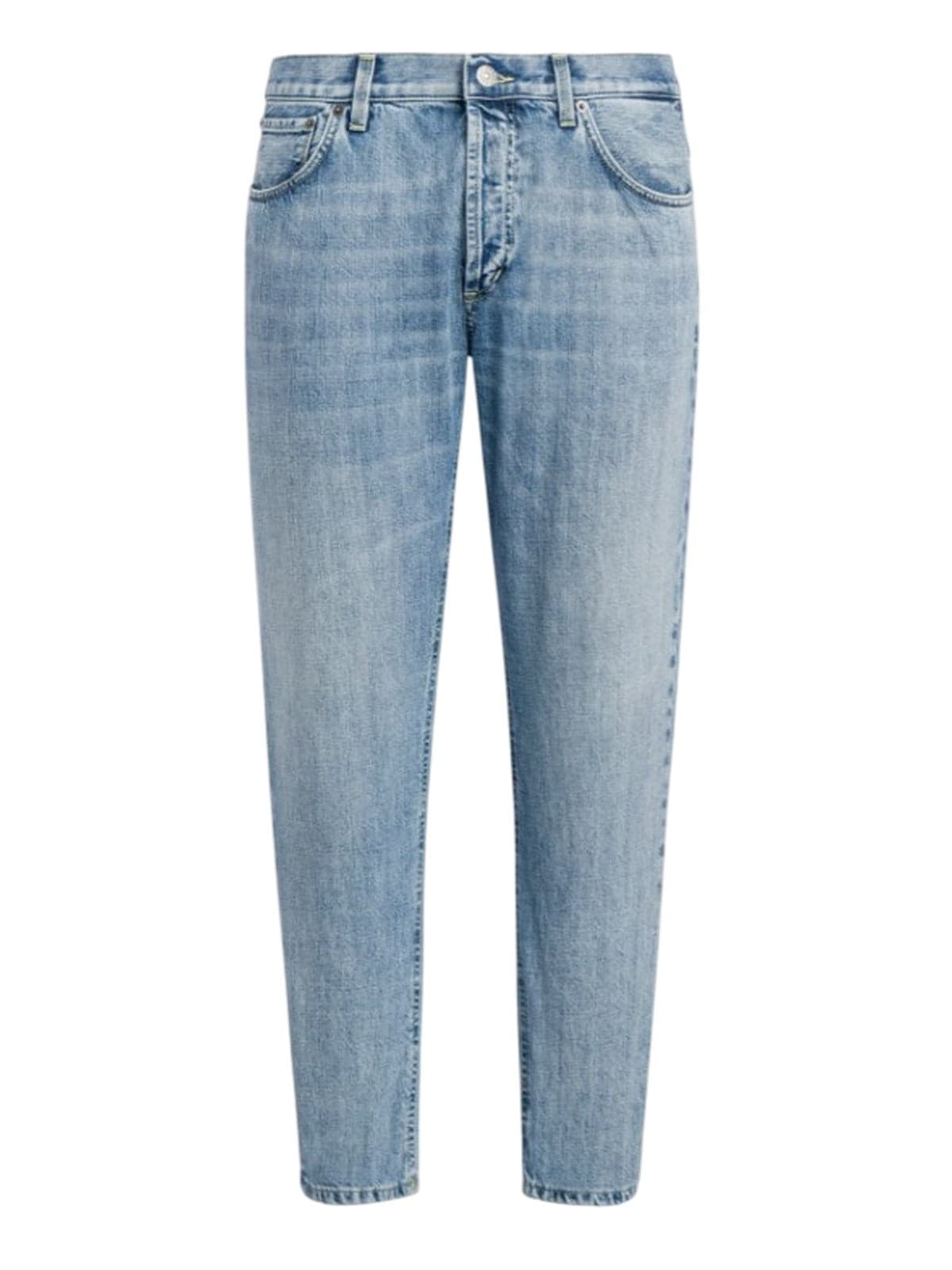 DONDUP pantaloni uomo dondup - jeans 5 tasche carrot brighton in denim - blu - 4