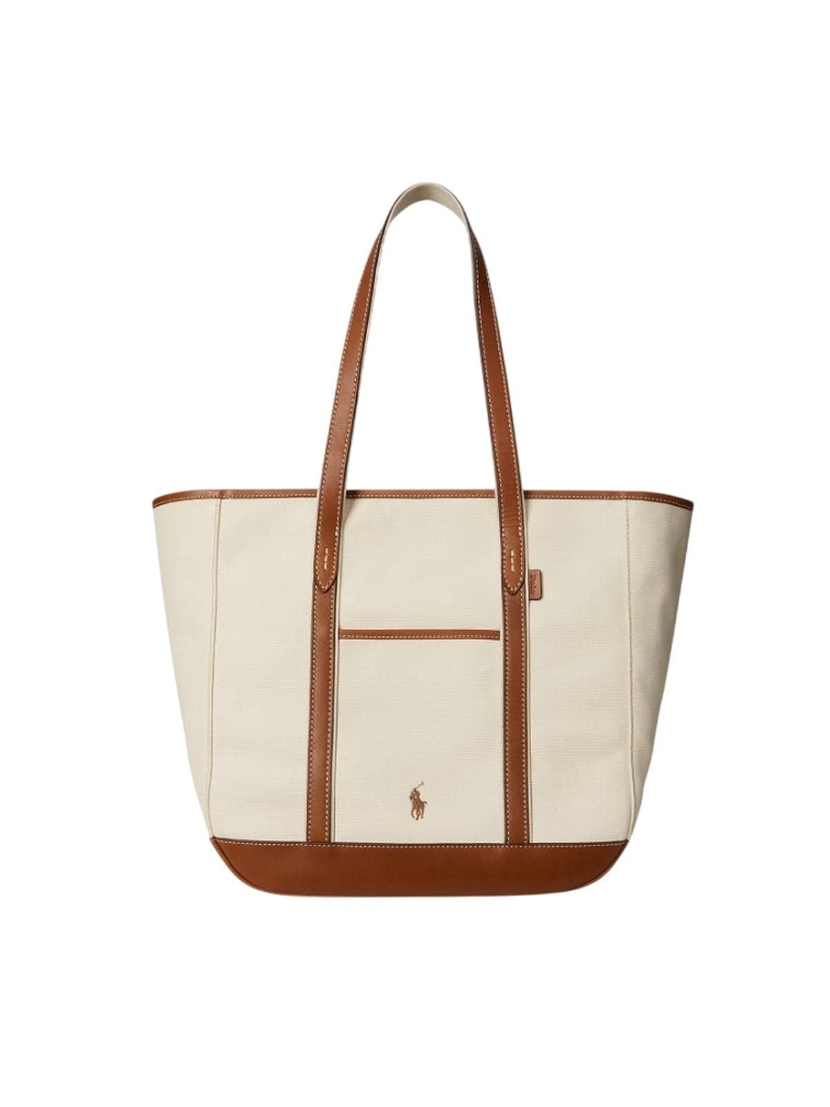 Ralph Lauren borse a spalla donna ralph lauren - md shp tte tote medium - beige - 4