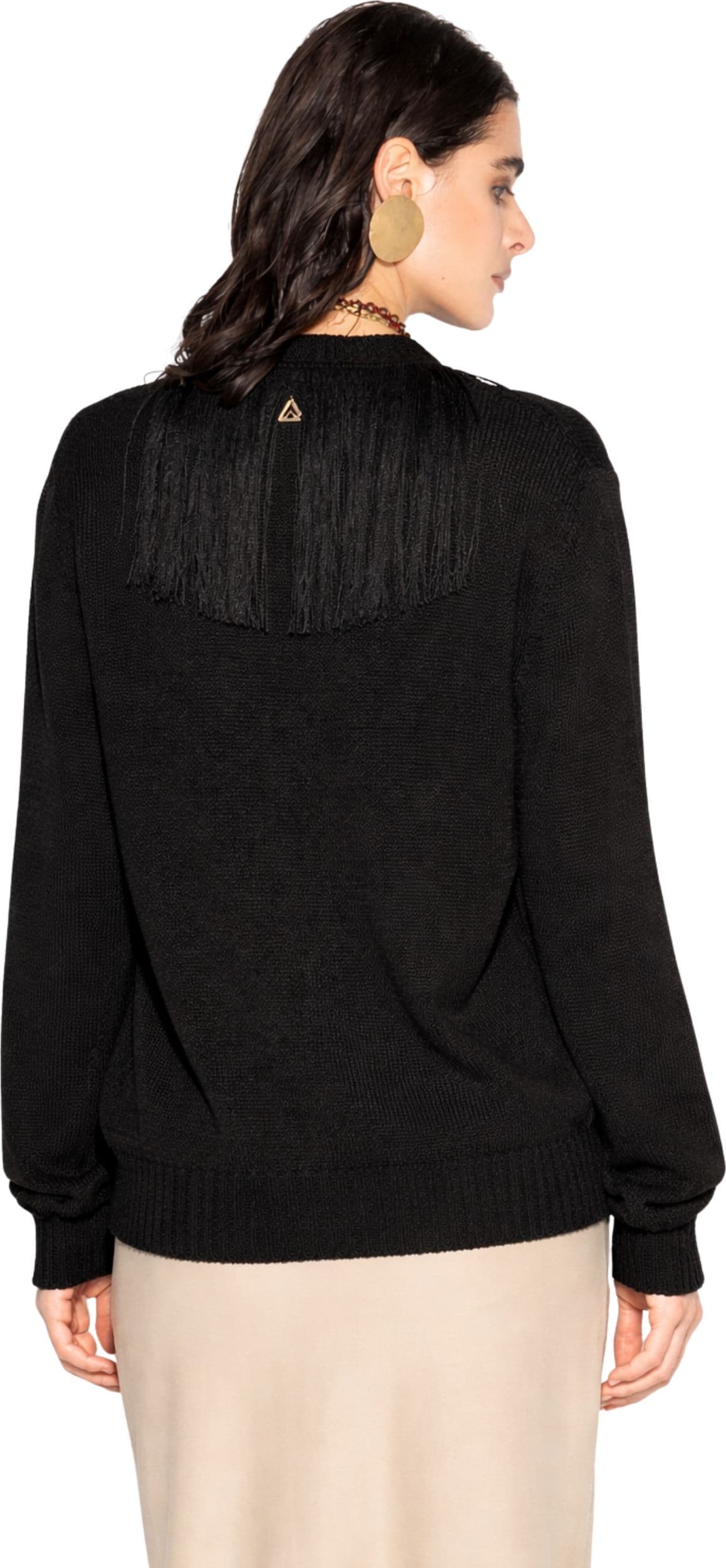 AKEP CARDIGAN Donna Akep CON FRANGE - 2