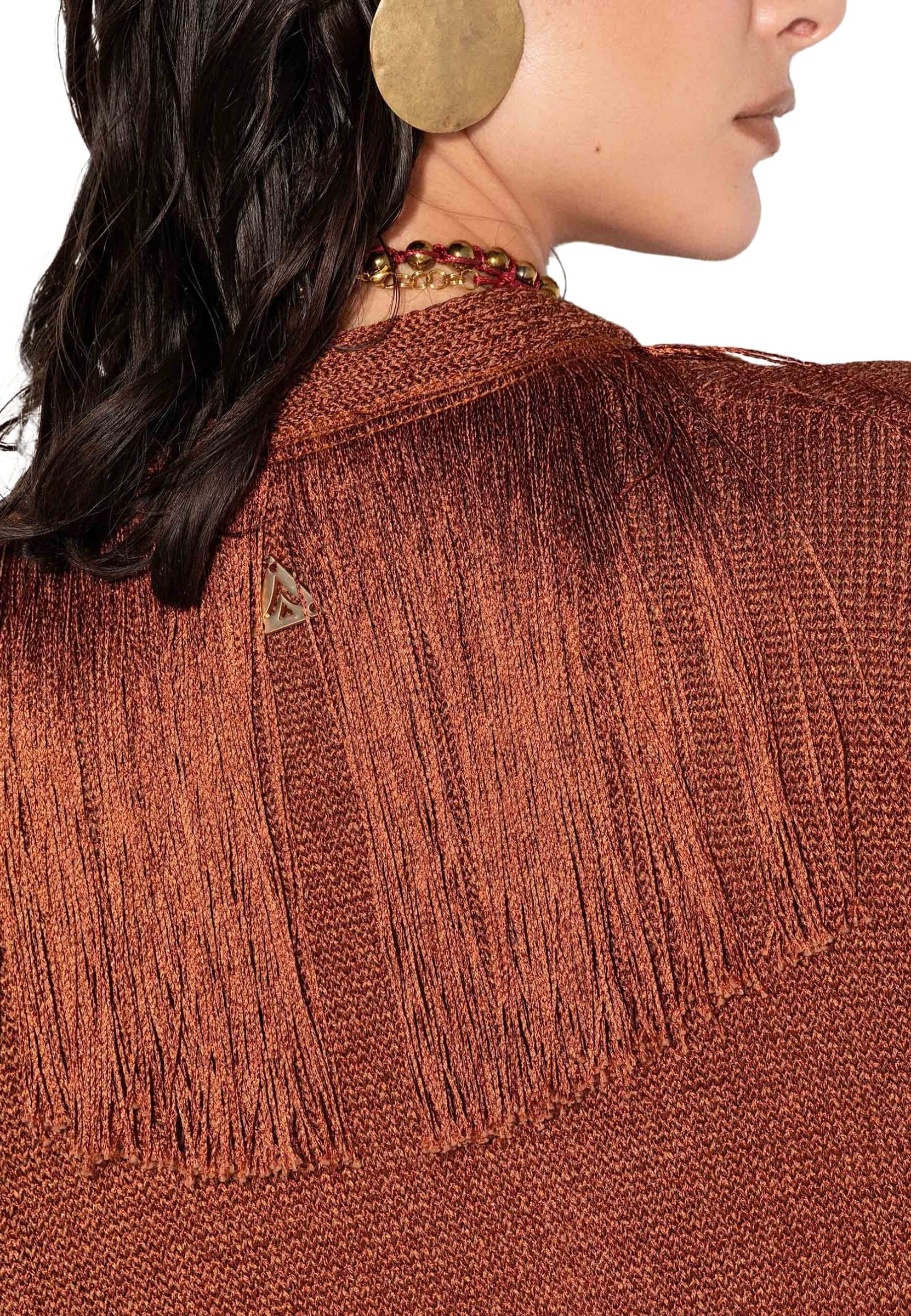AKEP CARDIGAN Donna Akep FRANGE - 2