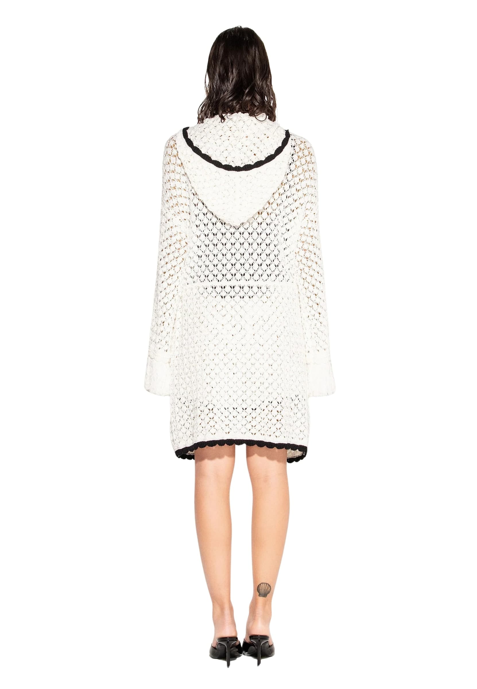 AKEP CARDIGAN  LUNGO Donna Akep CON CAPPUCCIO - 2