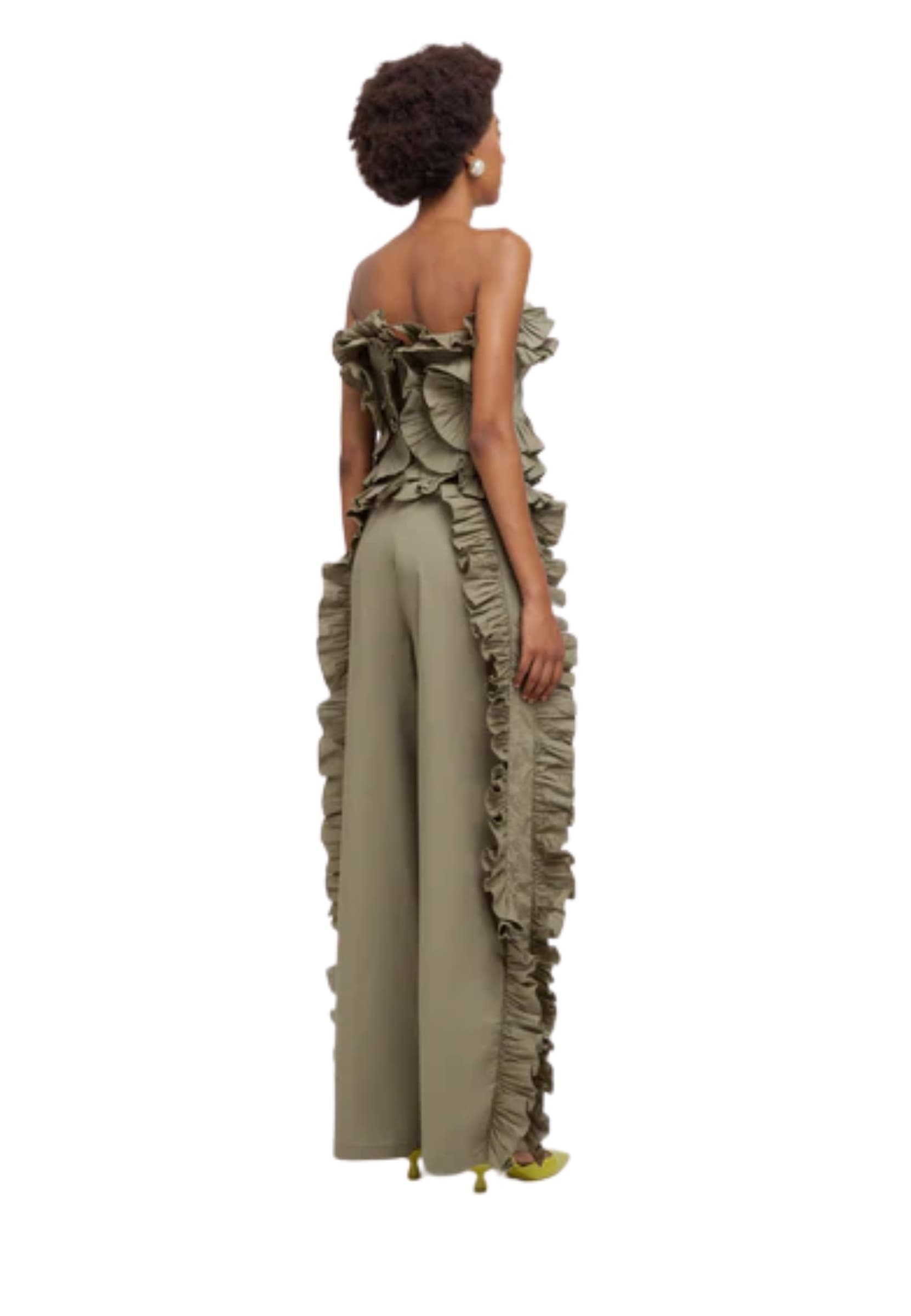 WEILI ZHENG PANTALONE Donna Weili Zheng CON RUCHES - 2