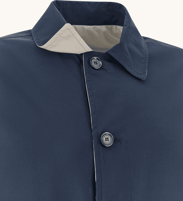 Paul&amp;Shark overshirt reversibile typhoon platinum uomo blu-beige - 11