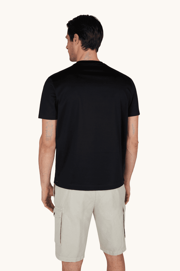 Paul&amp;Shark t-shirt in jersey di cotone double mercerised uomo nero - 6