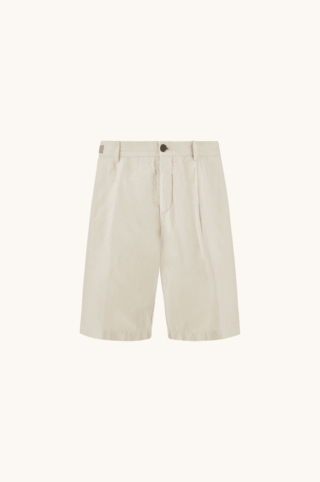 Paul&amp;Shark bermuda in lino e cotone uomo tofu - 6