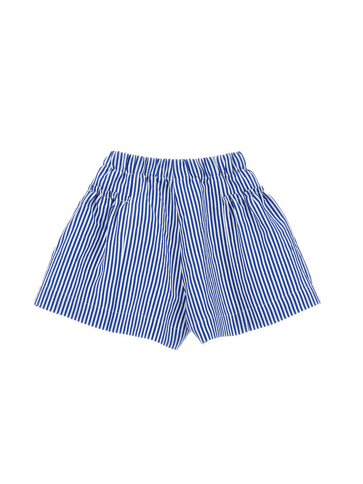 MONNALISA shorts a righe bambina bianco e blu - 3