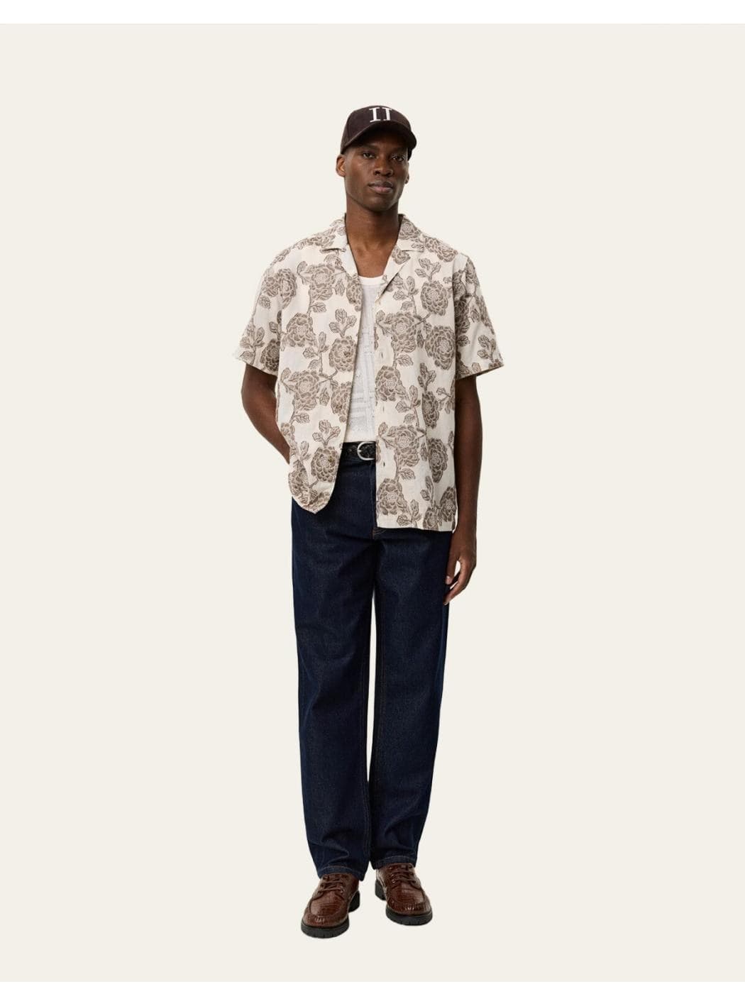 LES DEUX Lesley Flower Jacquard SS Shirt - 2