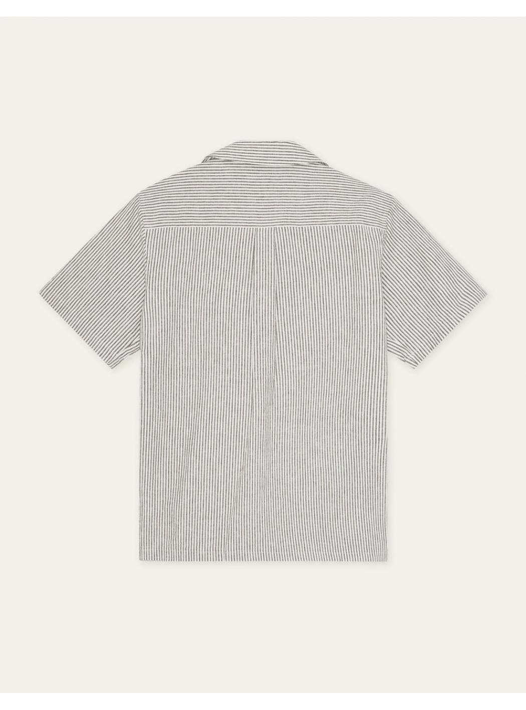 LES DEUX Lukas Stripe Cotton Linen SS Shirt - 2