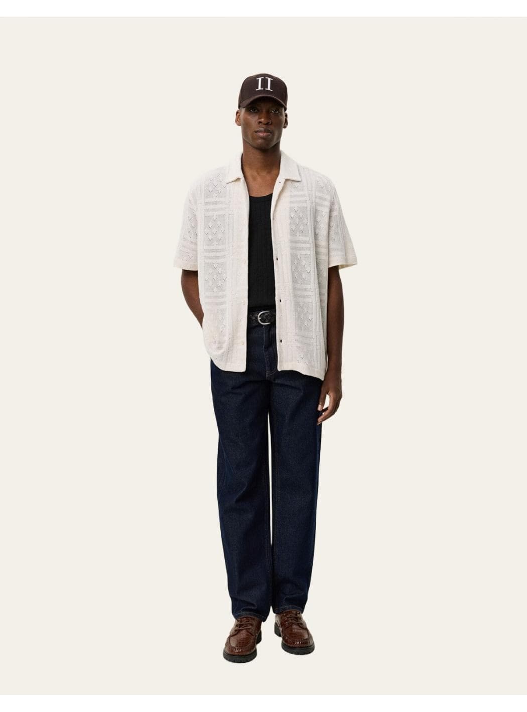 LES DEUX Hector Pointelle SS Shirt - 3
