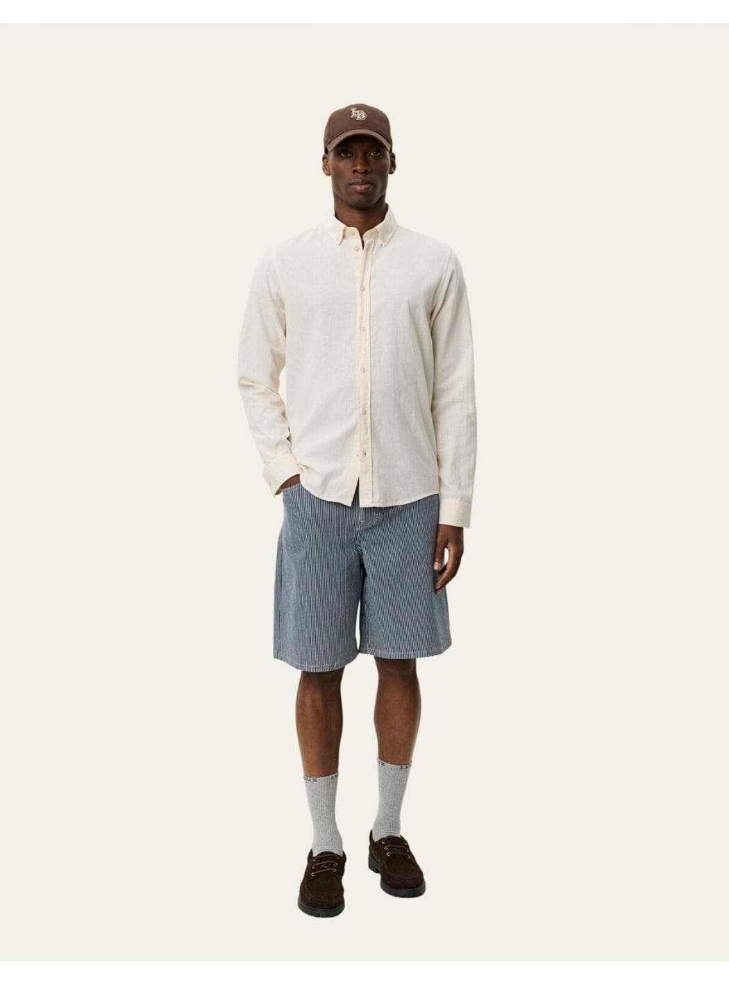 LES DEUX Konrad Cotton Linen Shirt - 3