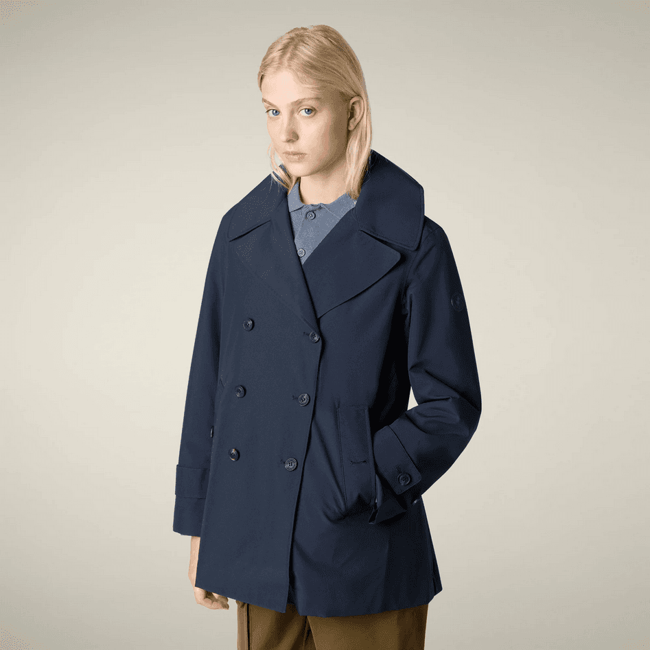 SAVE THE DUCK cappotto donna blu - 3