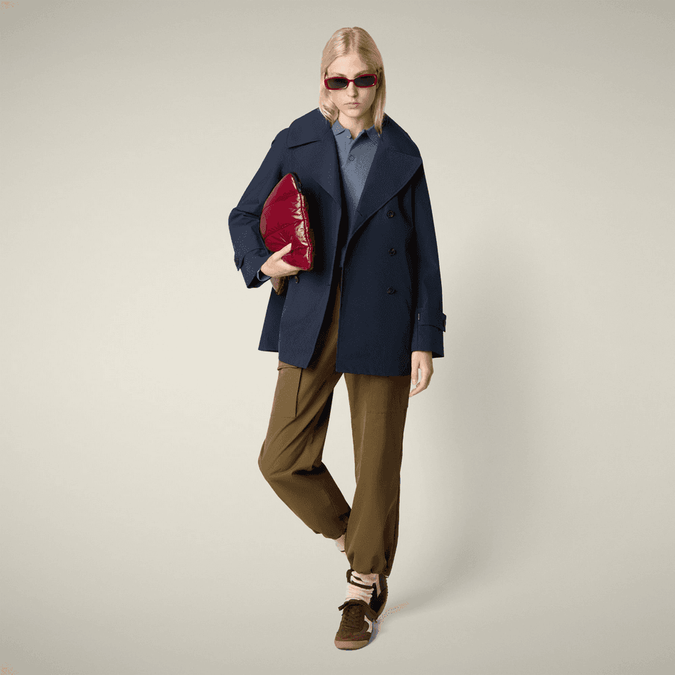 SAVE THE DUCK cappotto donna blu - 4