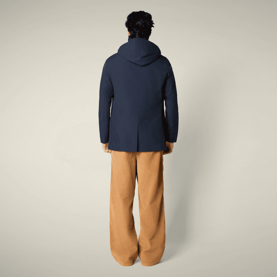 SAVE THE DUCK impermeabile uomo blu - 6