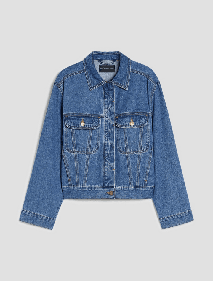 PENNYBLACK giacca in denim donna blu - 6