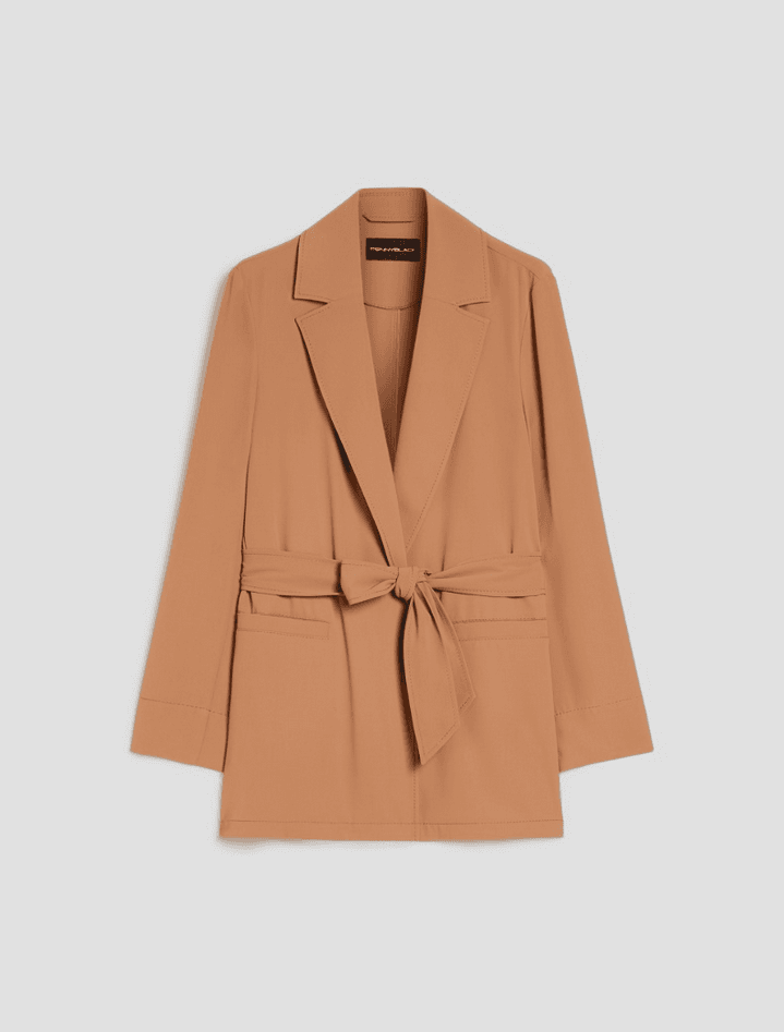PENNYBLACK blazer fluido con cintura donna cuoio - 6