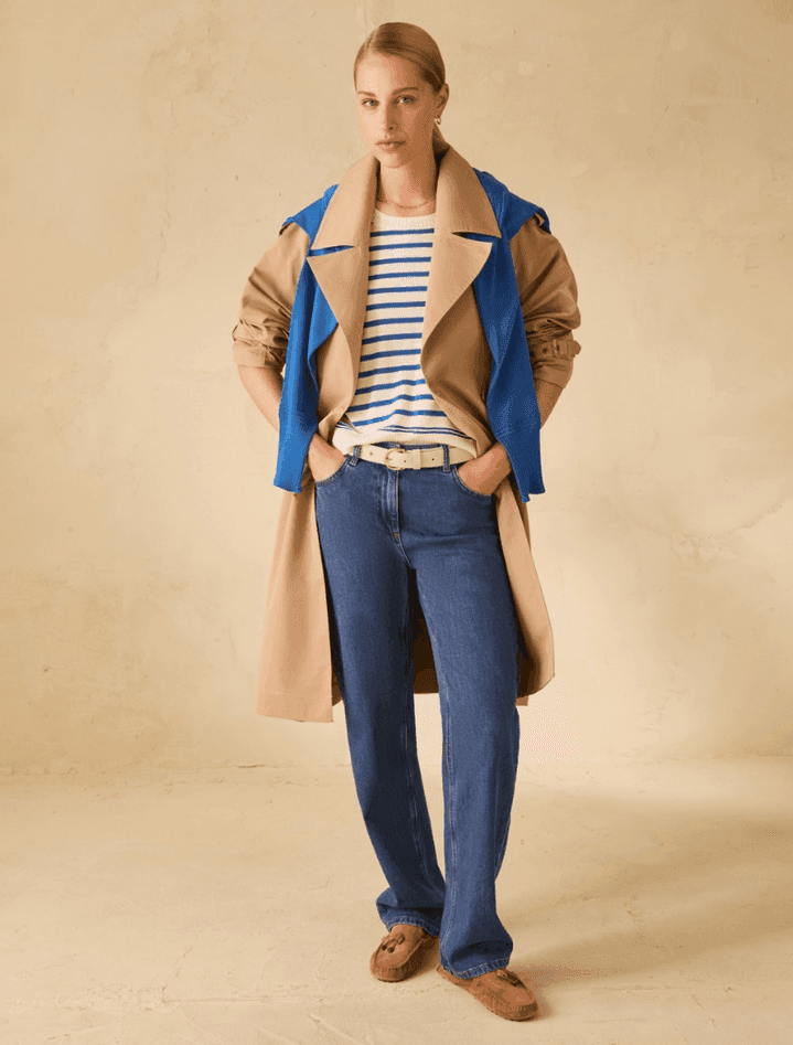 PENNYBLACK maglia in blend di cotone e seta donna bluette - 3