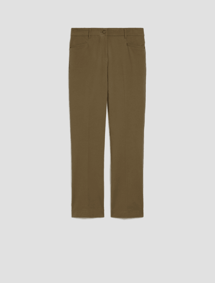 PENNYBLACK pantaloni mini-flare fit donna kaki - 6