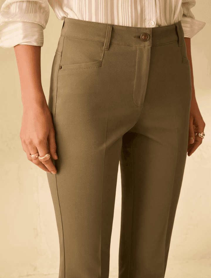PENNYBLACK pantaloni mini-flare fit donna kaki - 3