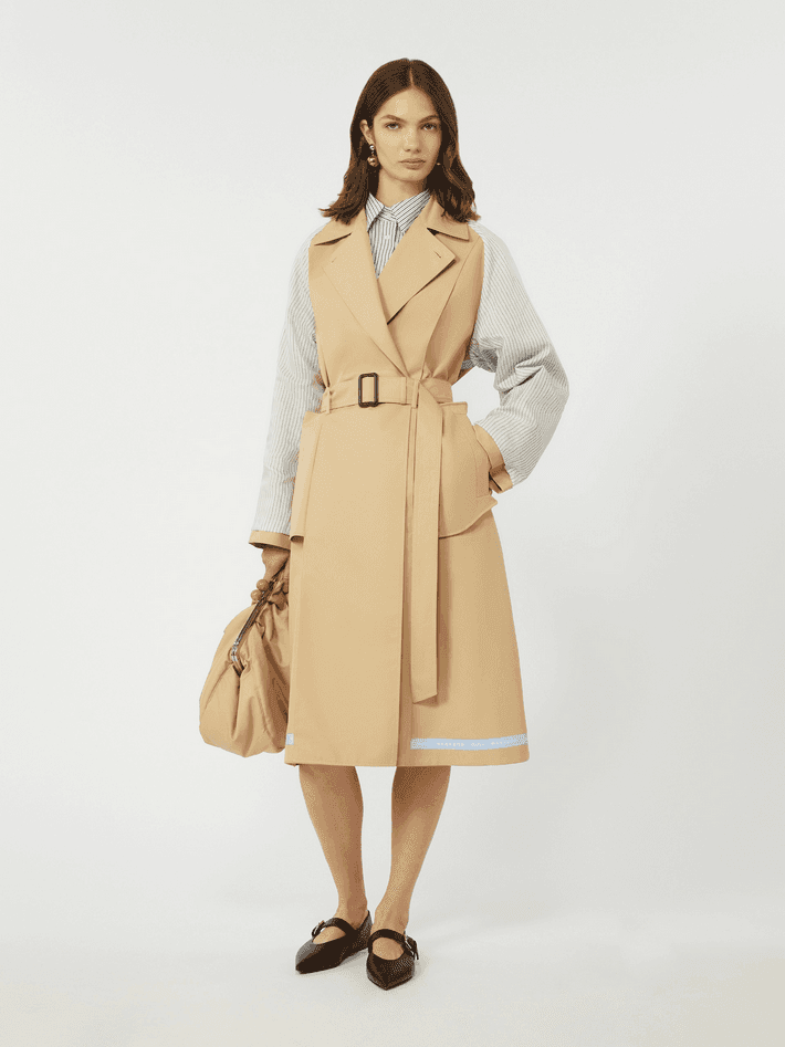 MAX MARA trench donna beige - 2