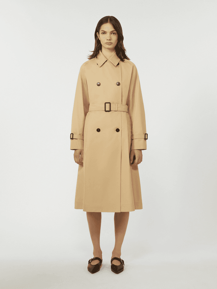 MAX MARA trench donna beige - 4