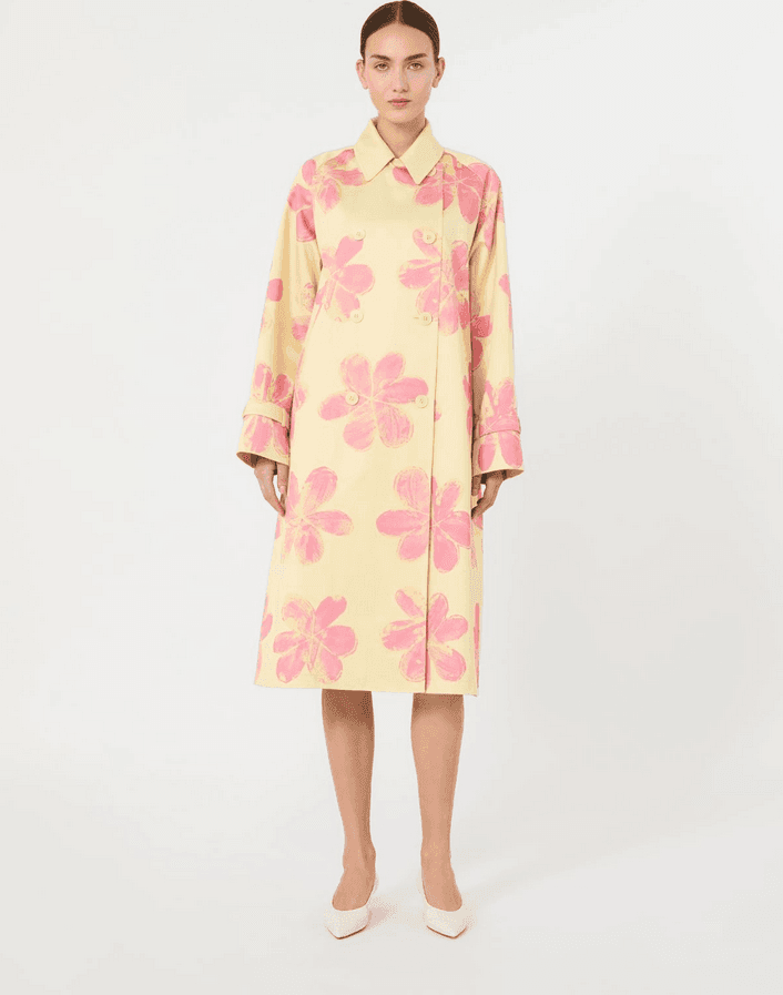 MAX MARA trench donna giallo - 3