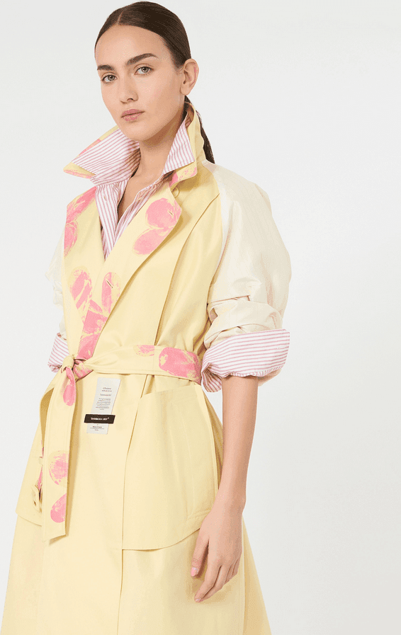 MAX MARA trench donna giallo - 4