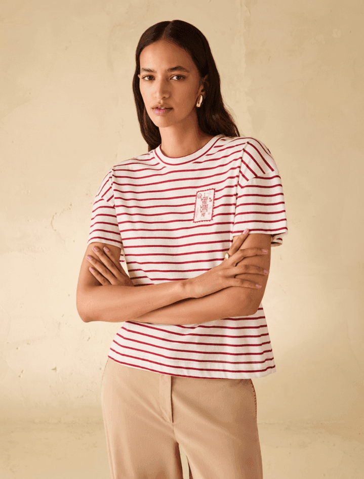 PENNYBLACK t-shirt in cotone con ricami donna bianco - 2