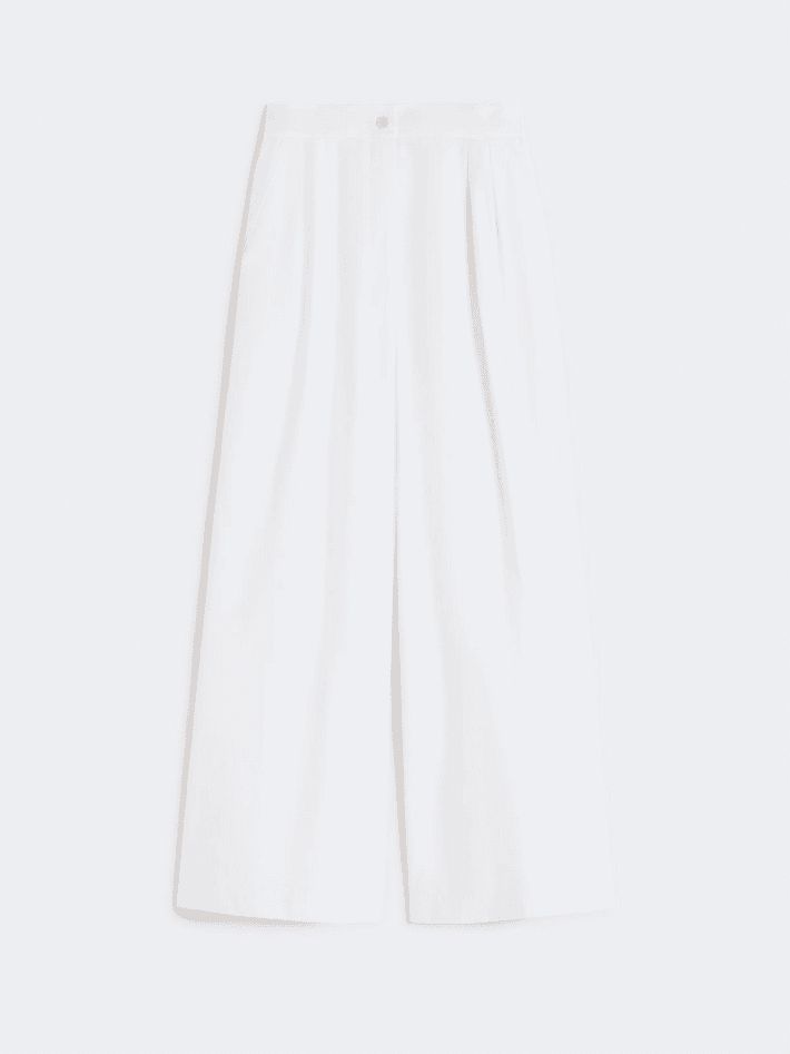 MAX MARA pantalone donna bianco - 5