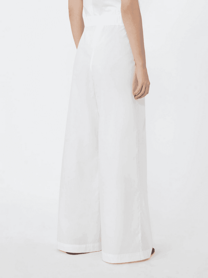 MAX MARA pantalone donna bianco - 4