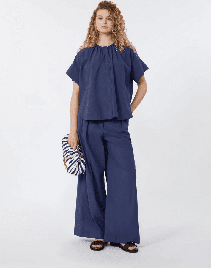 MAX MARA pantalone donna blu - 2