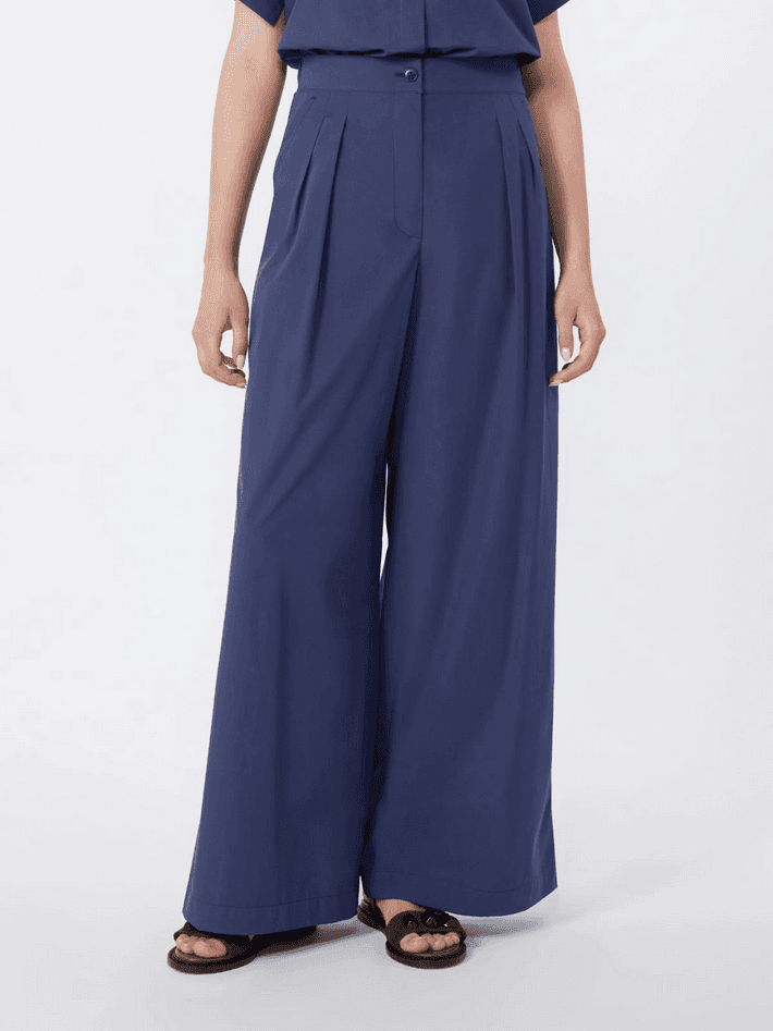 MAX MARA pantalone donna blu - 3