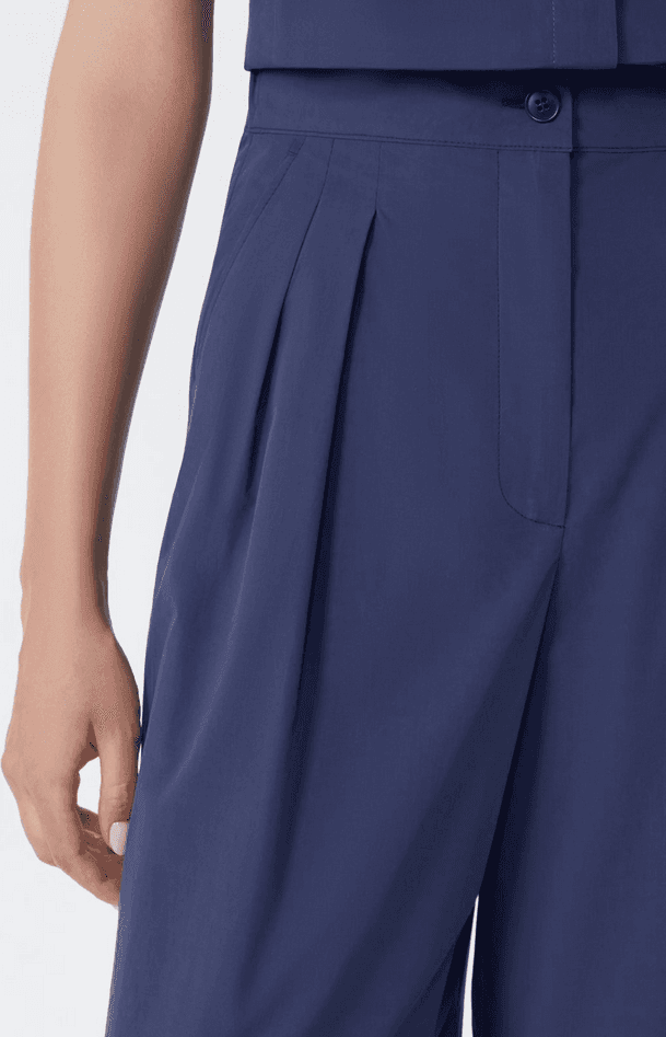 MAX MARA pantalone donna blu - 4
