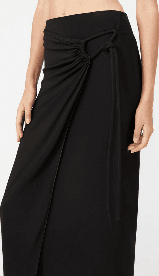 MAX MARA gonna a portafoglio donna nero - 2