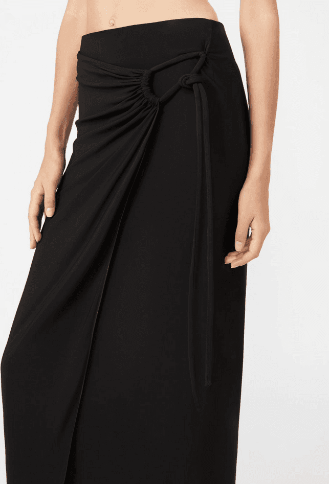 MAX MARA gonna a portafoglio donna nero - 2