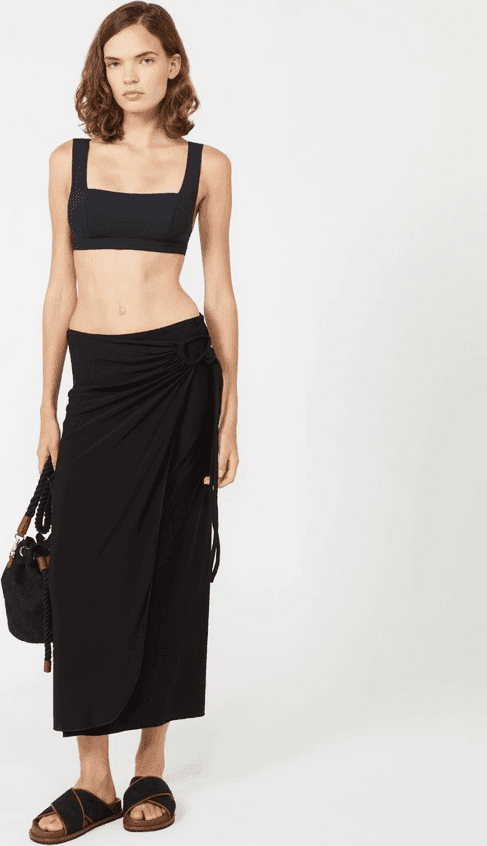 MAX MARA gonna a portafoglio donna nero - 5